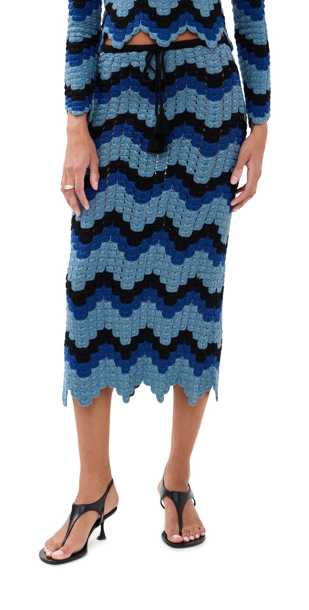 ESCVDO Safi Skirt Black/Blues XS