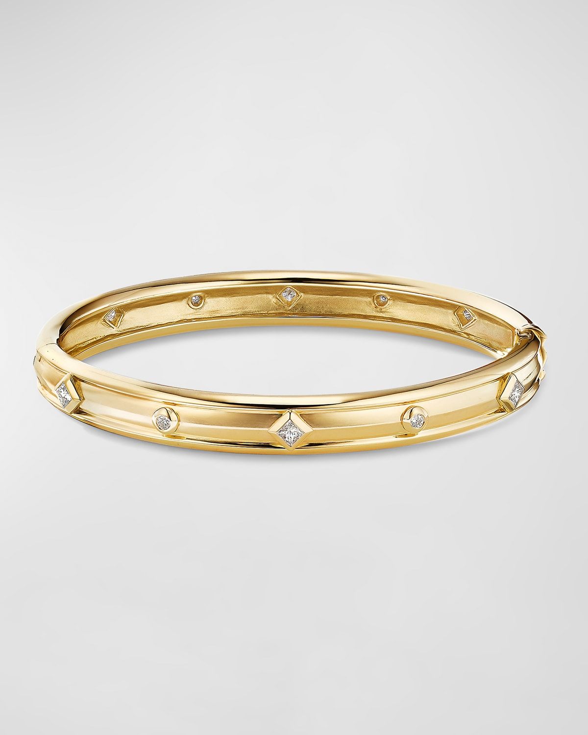 Modern Renaissance 18k Diamond & Emerald Bracelet