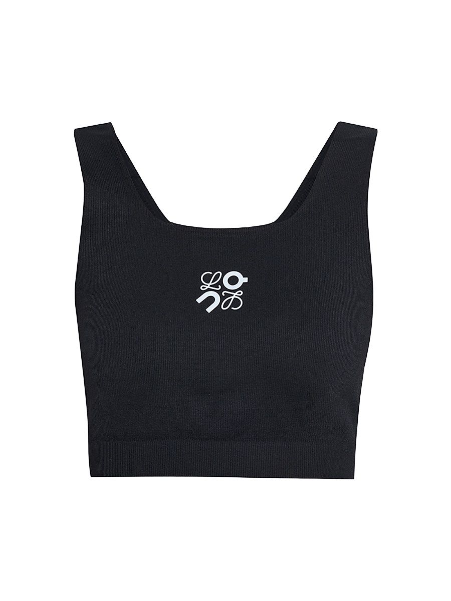 Women's LOEWE x On Seamless Sports Bra - Black - Size Small