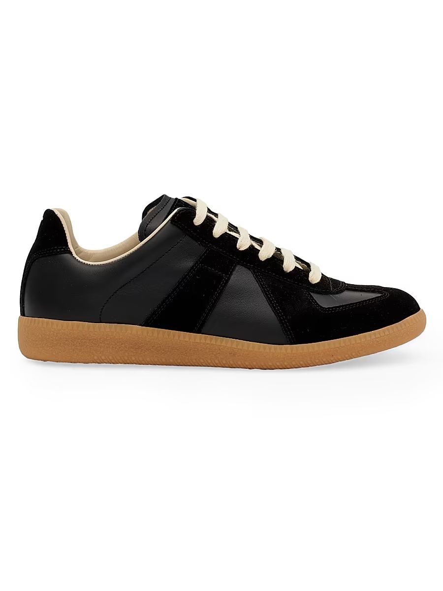 Women's Replica Low-Top Sneakers - Black - Size 11