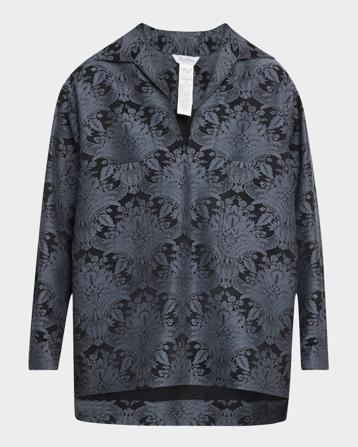 Anemone Baroque Jacquard Shirt Jacket