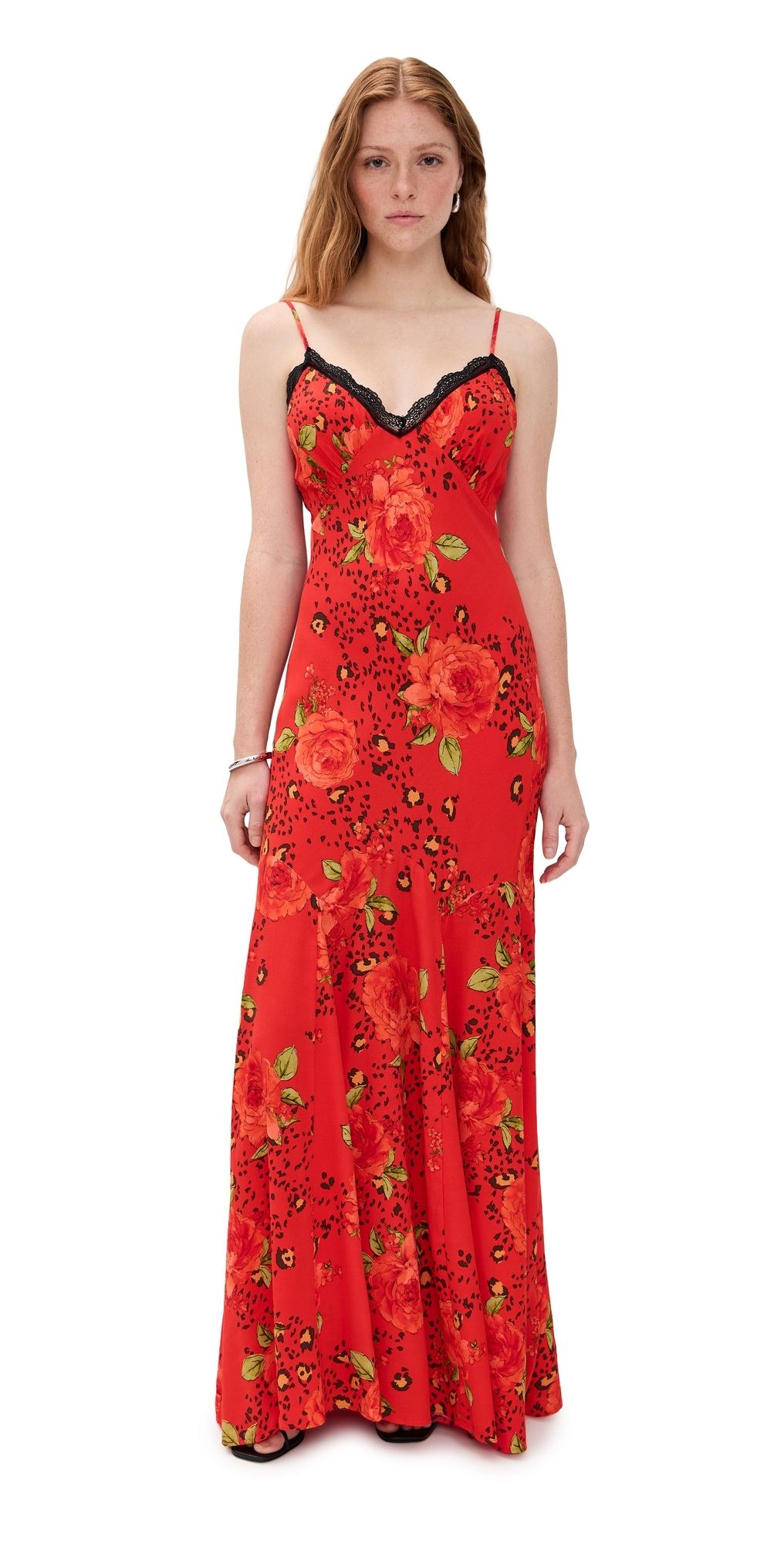 Never Fully Dressed Rosie Slip Dress Red 4