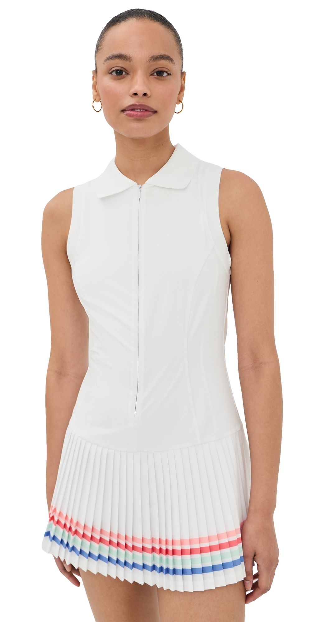 Beach Riot Bria Dress Bright White Horizon XL