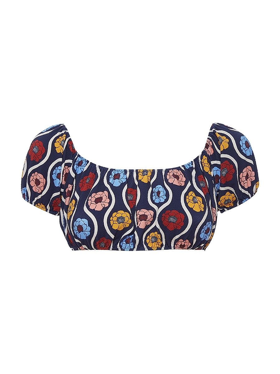 Women's Mirage Top - Whitsun Mini Blue - Size XL