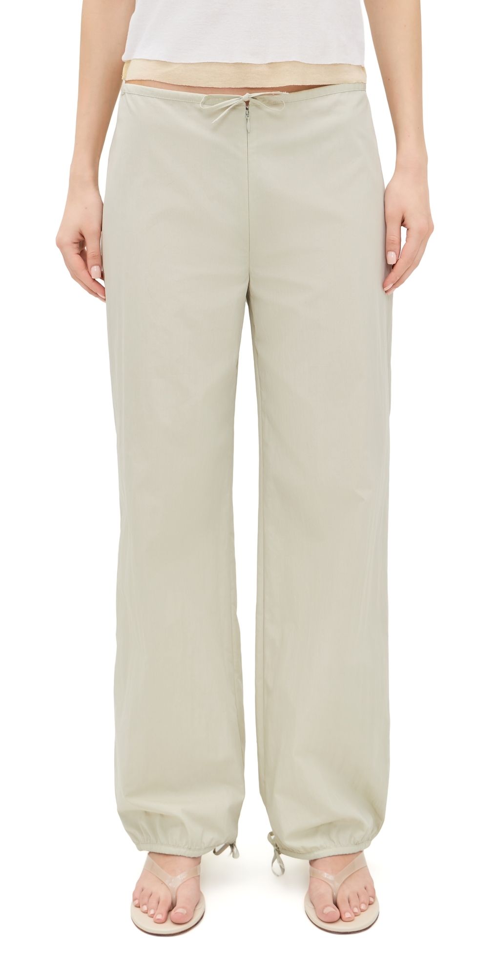 Still Here Host Pants in Stone Stone XS