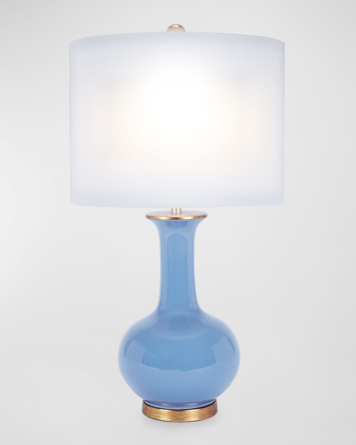 Emerson Parisian Blue Ceramic Table Lamp