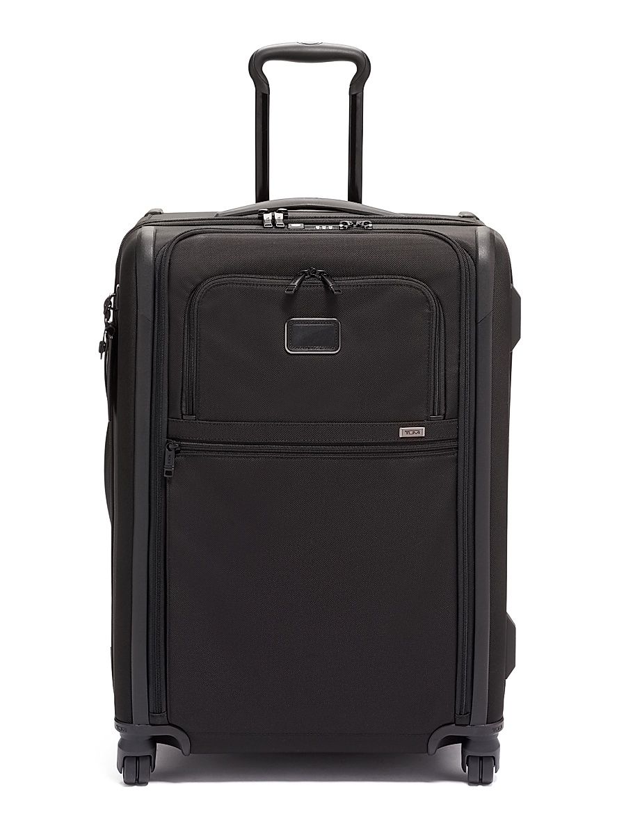 Men's International Dual Access 4 Wheeled Suitcase - Black