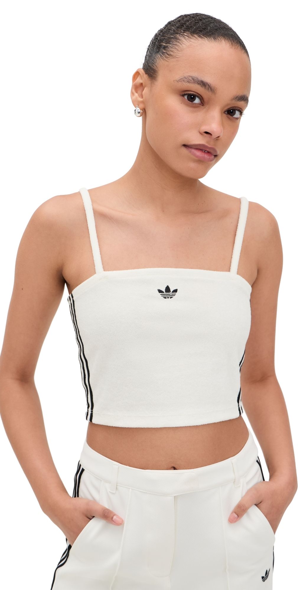 adidas Terry Towel Tank Top Off White L