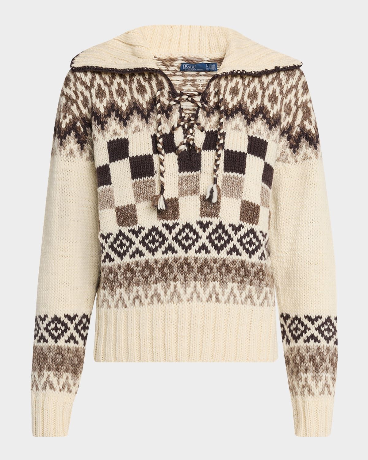 x Manos del Uruguay Jacquard-Knit Sweater