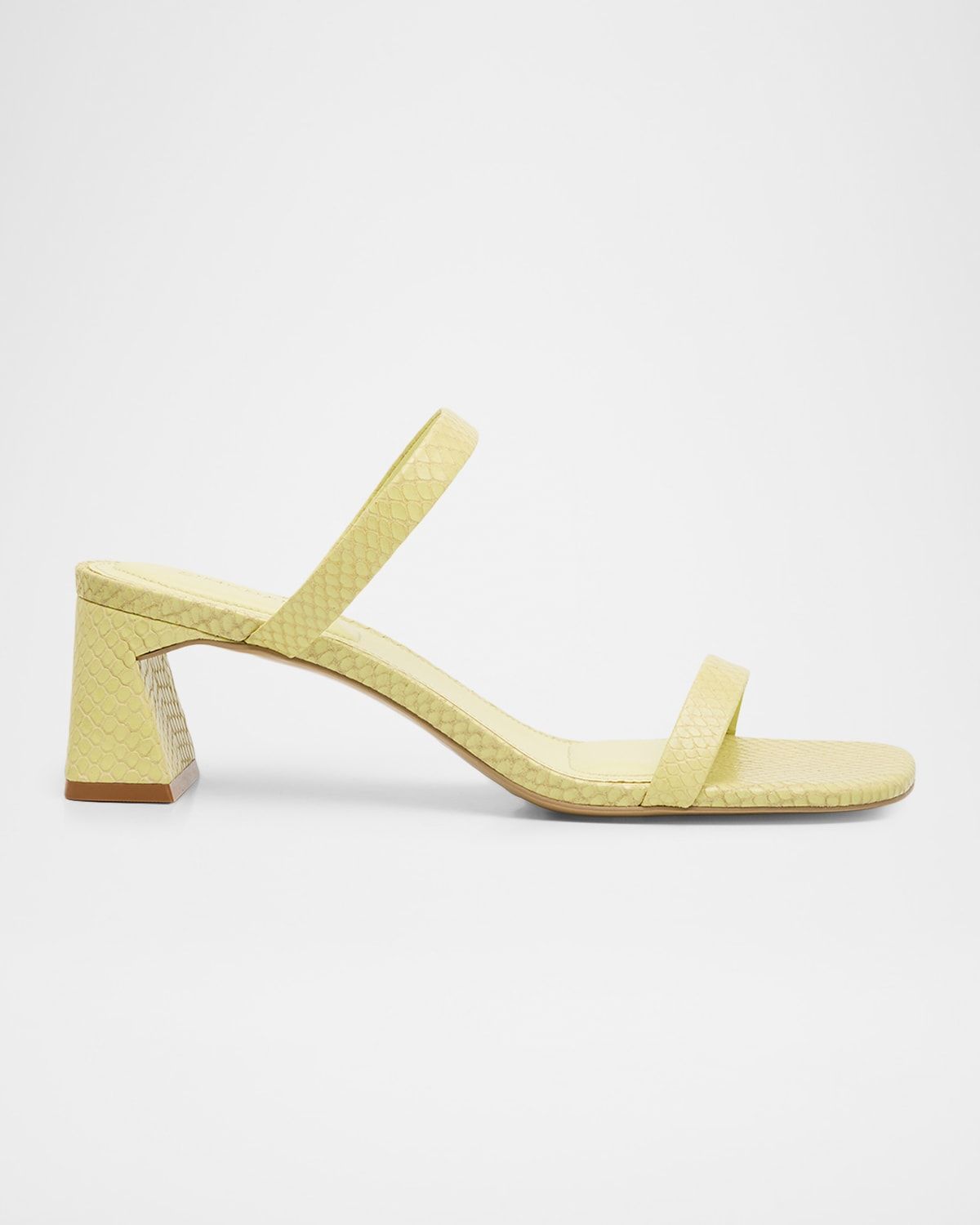 Clara Debossed Leather Sandals