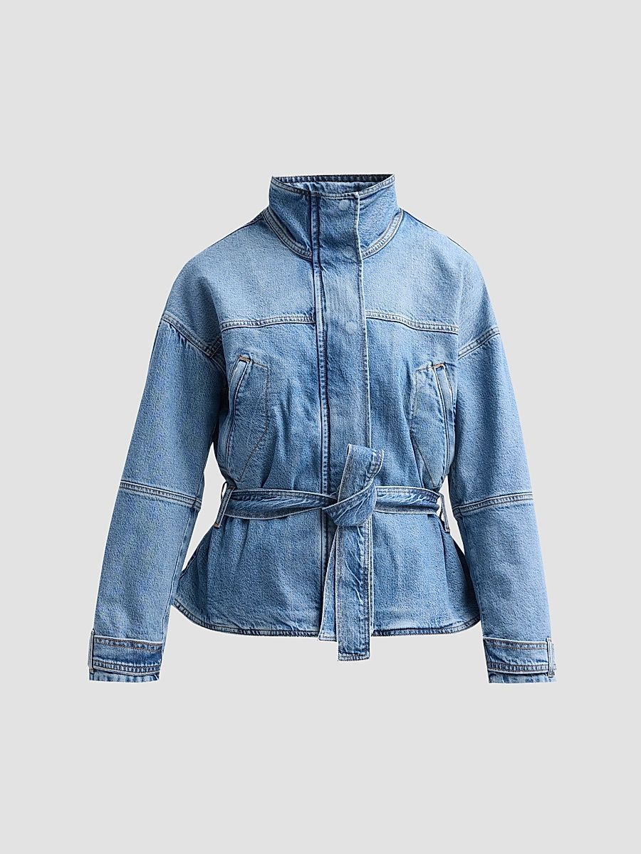 Women's Robin Denim Jacket - Mid Cerulean - Size XL