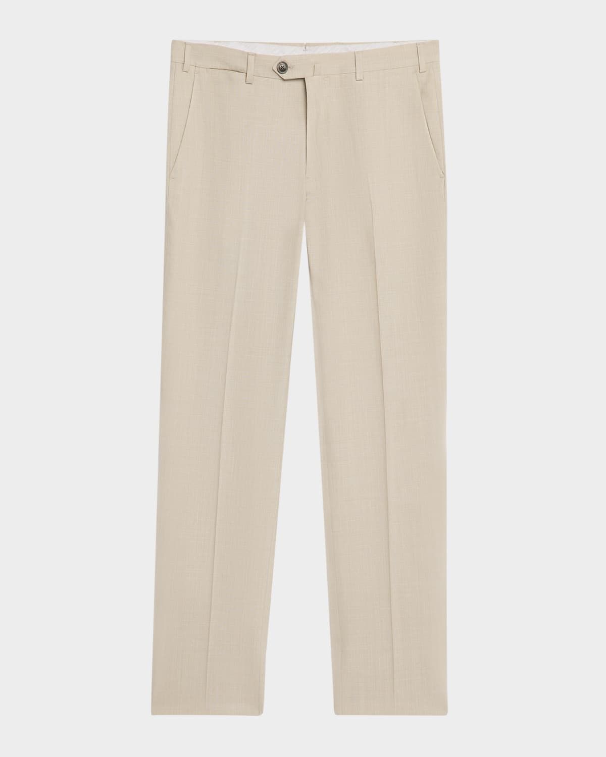 Men & apos;s Textured Flat-Front Dress Pants