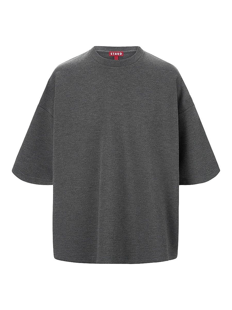Women's Capsule Knit Crewneck T-Shirt - Heather Grey - Size Medium