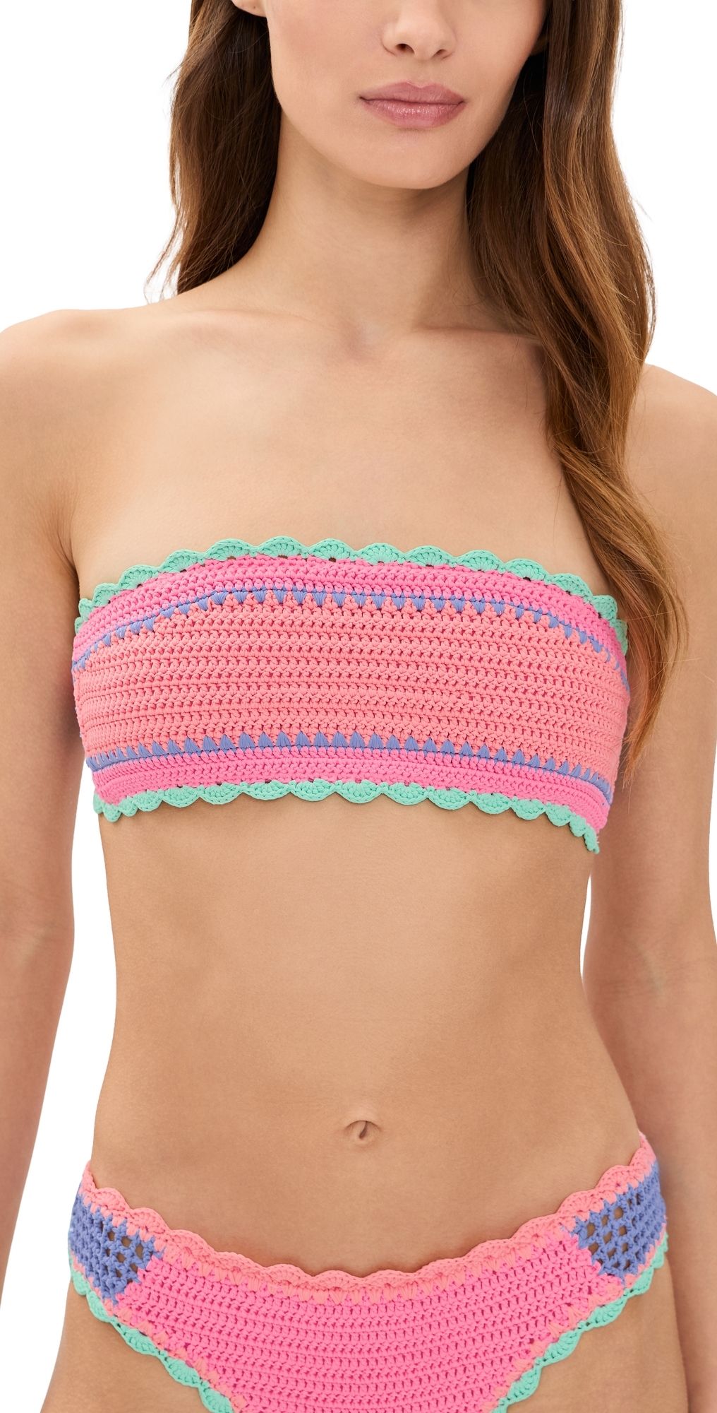 Beach Riot Rey Top Sea Breeze Crochet L