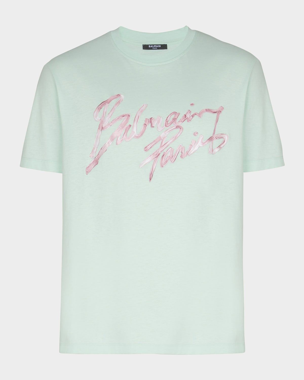 Men & apos;s Balmain Paris Printed Cotton T-Shirt