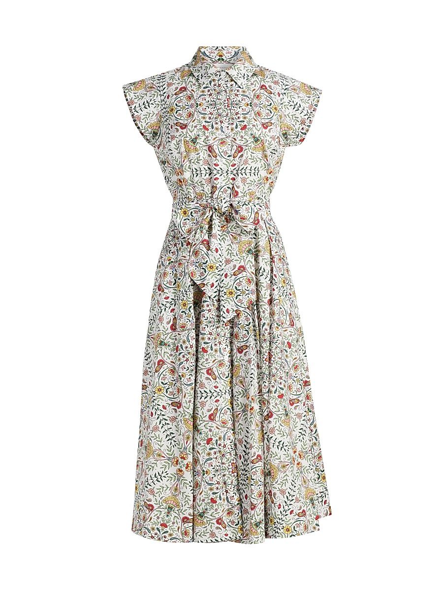 Women's The Fran Folk Floral Shirtdress - Folk Floral - Size 16