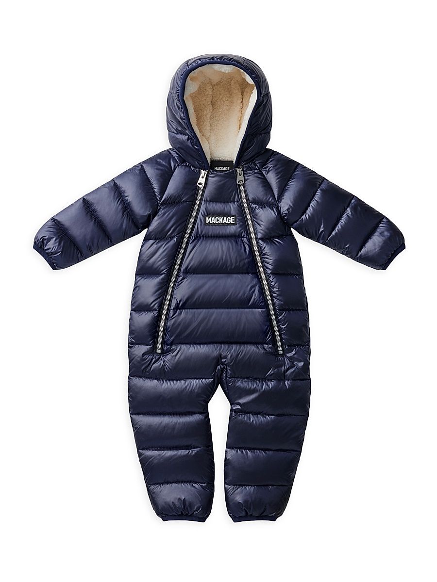 Baby's Bambi Lightweight Down Snowsuit - Navy - Size 24 Months