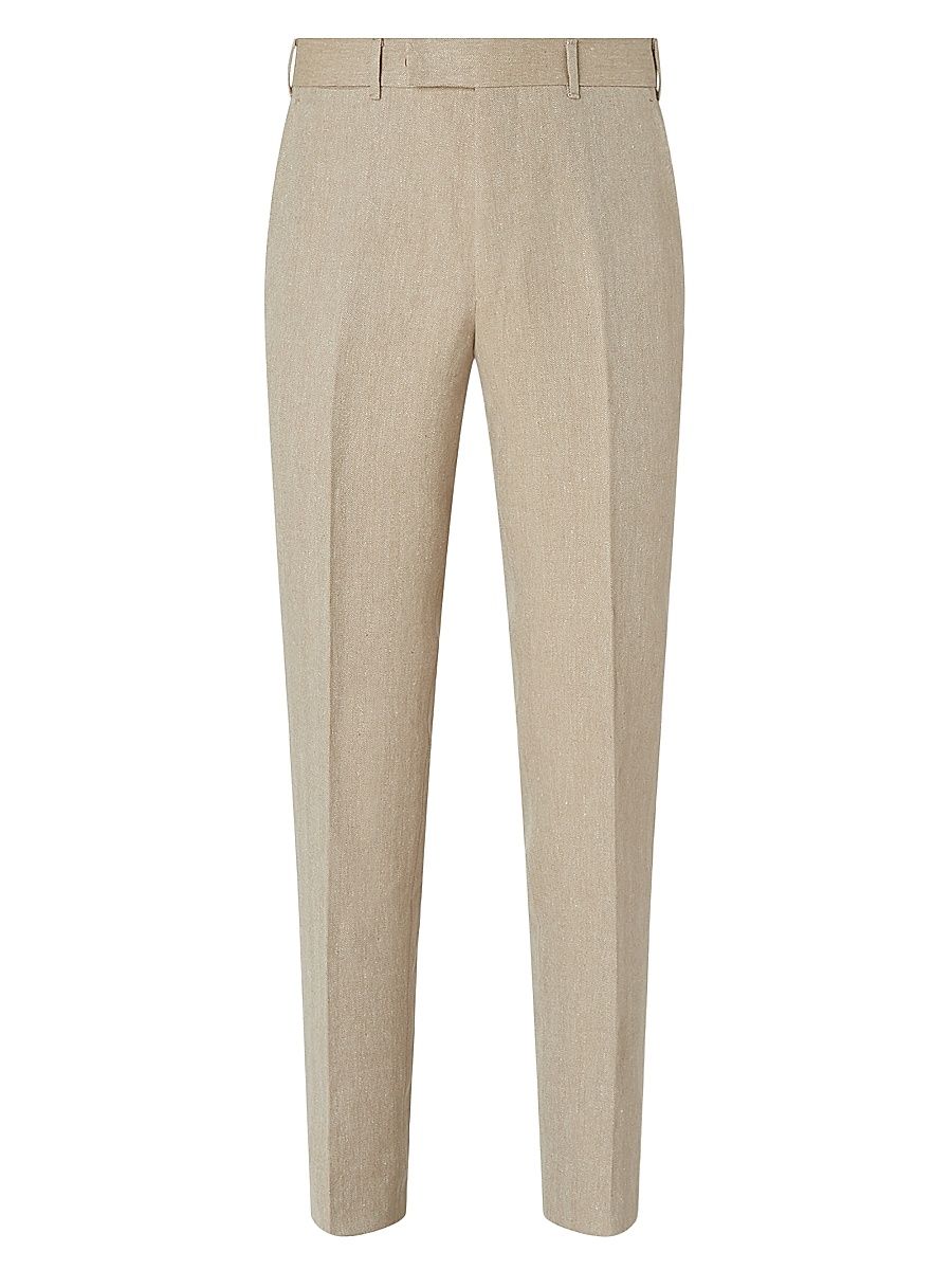 Men's Oasi Lino Pants - Light Taupe - Size 40