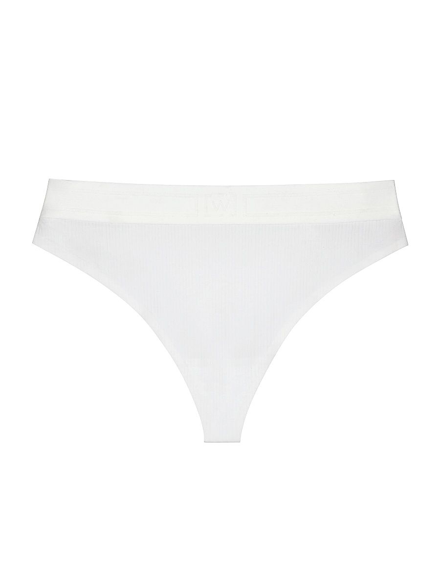 Women's Mid-Rise Thong - Pearl - Size XL