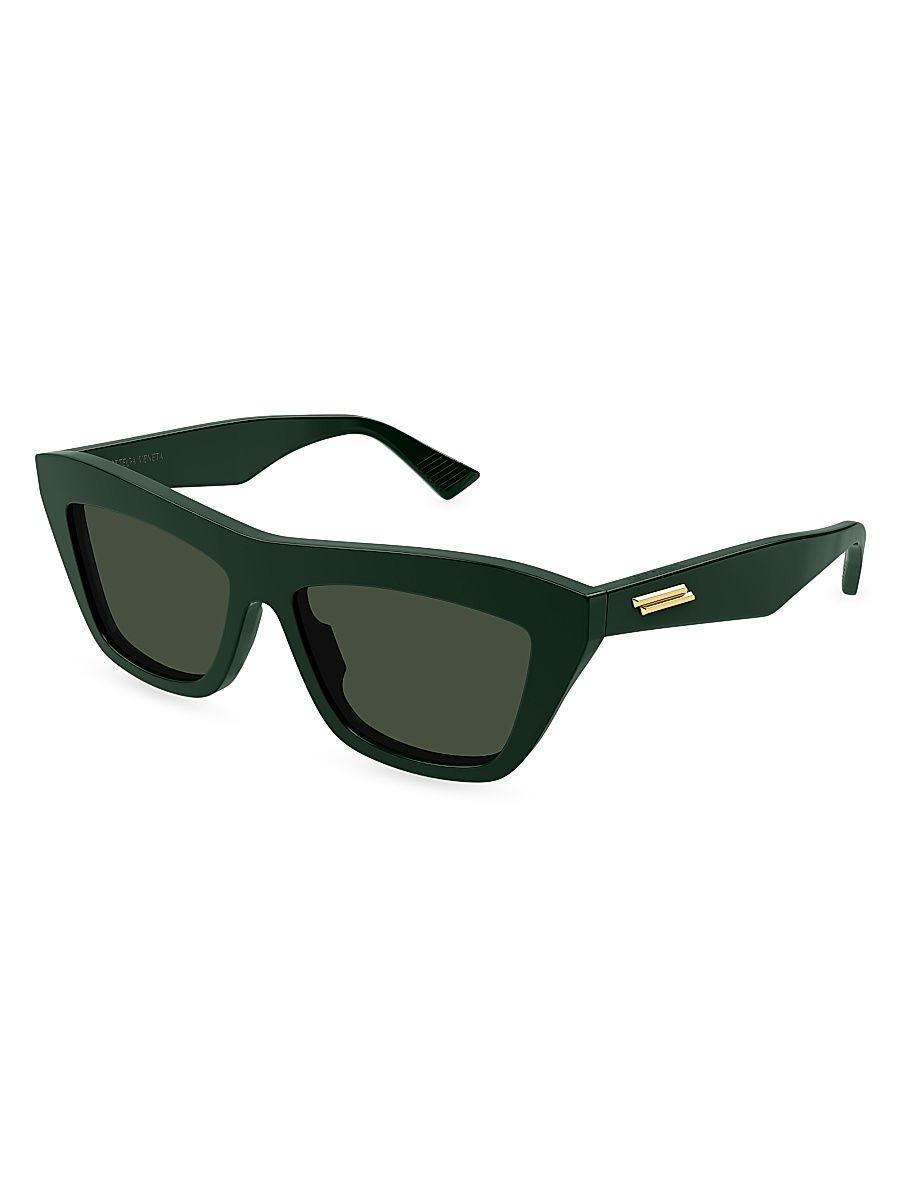 Women's Classic Ribbon 55MM Sunglasses - Green