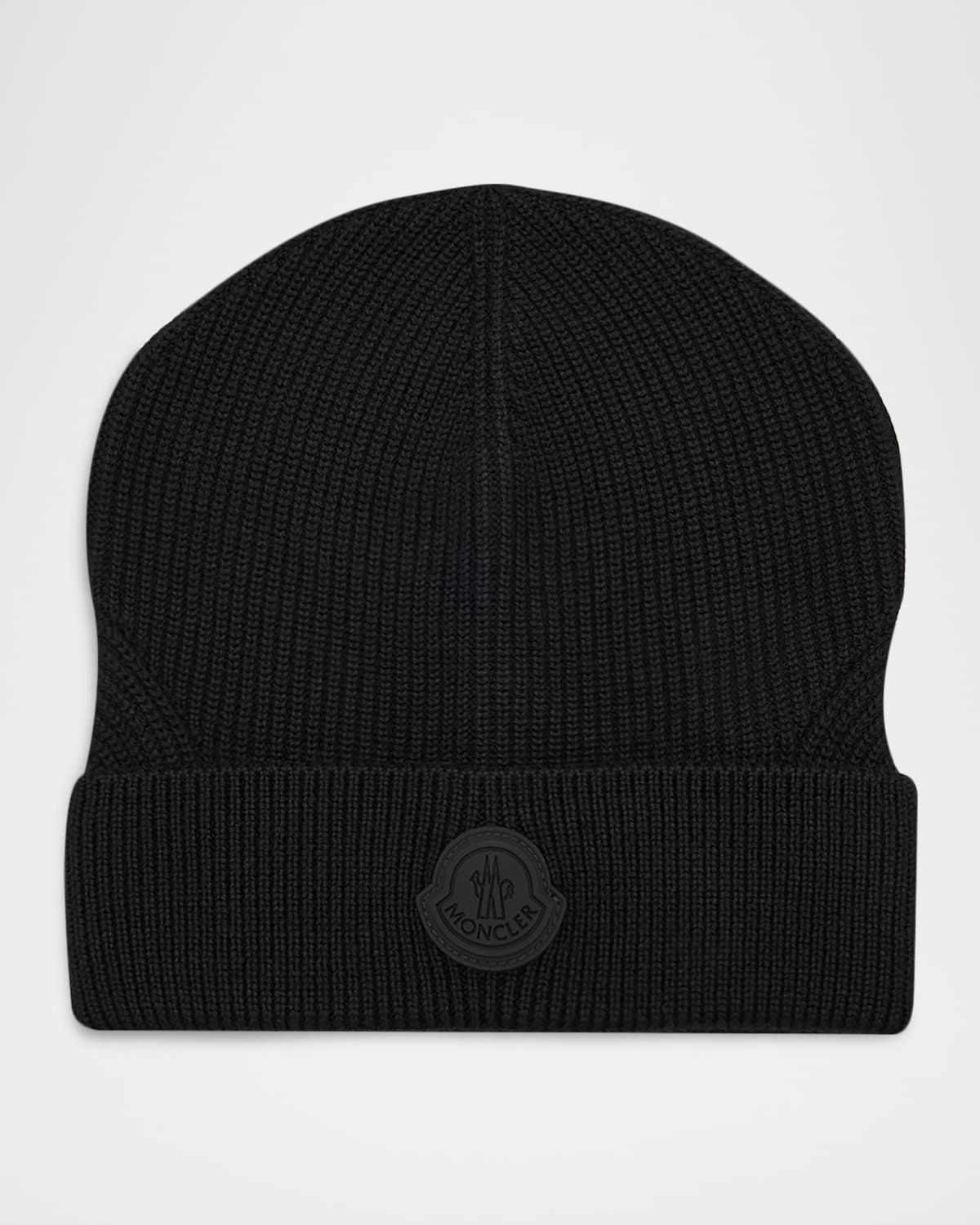Men & apos;s Wool Beanie with Tonal Logo
