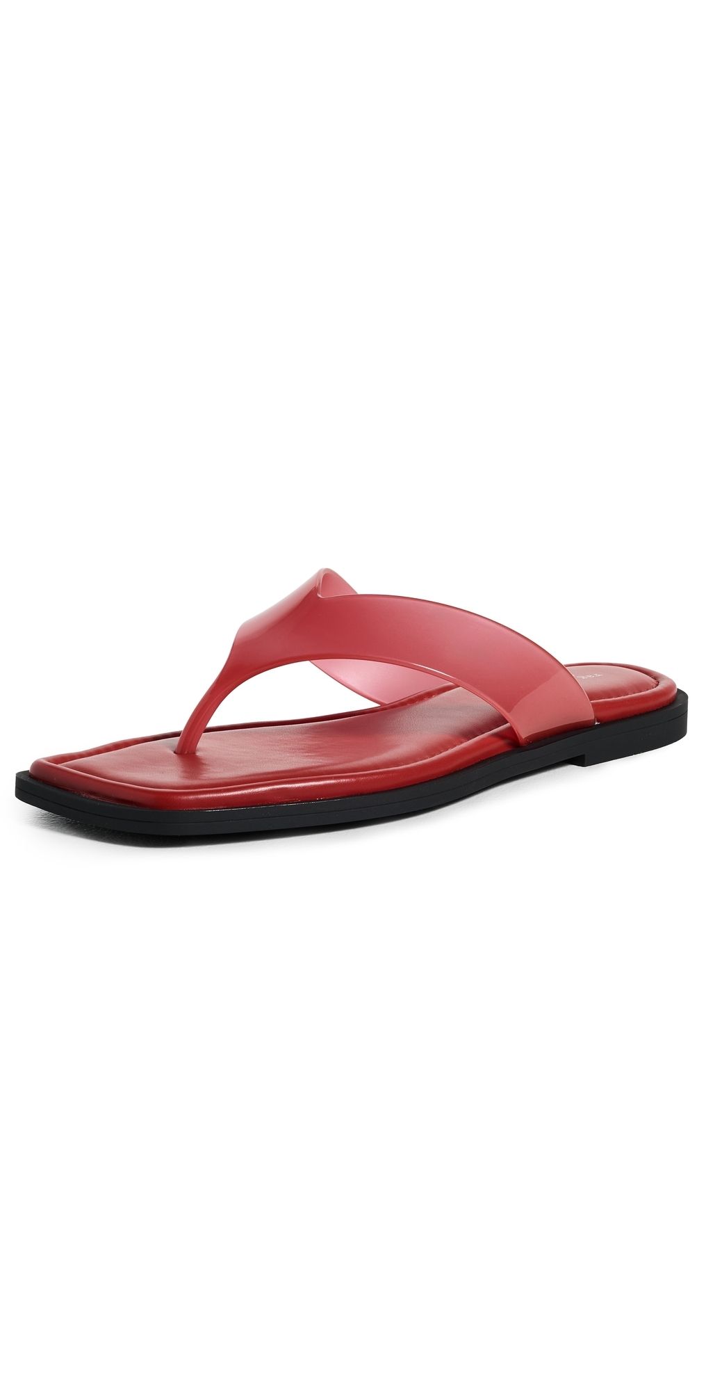 rag & bone Gracie Jelly Thong Sandals Lava 40