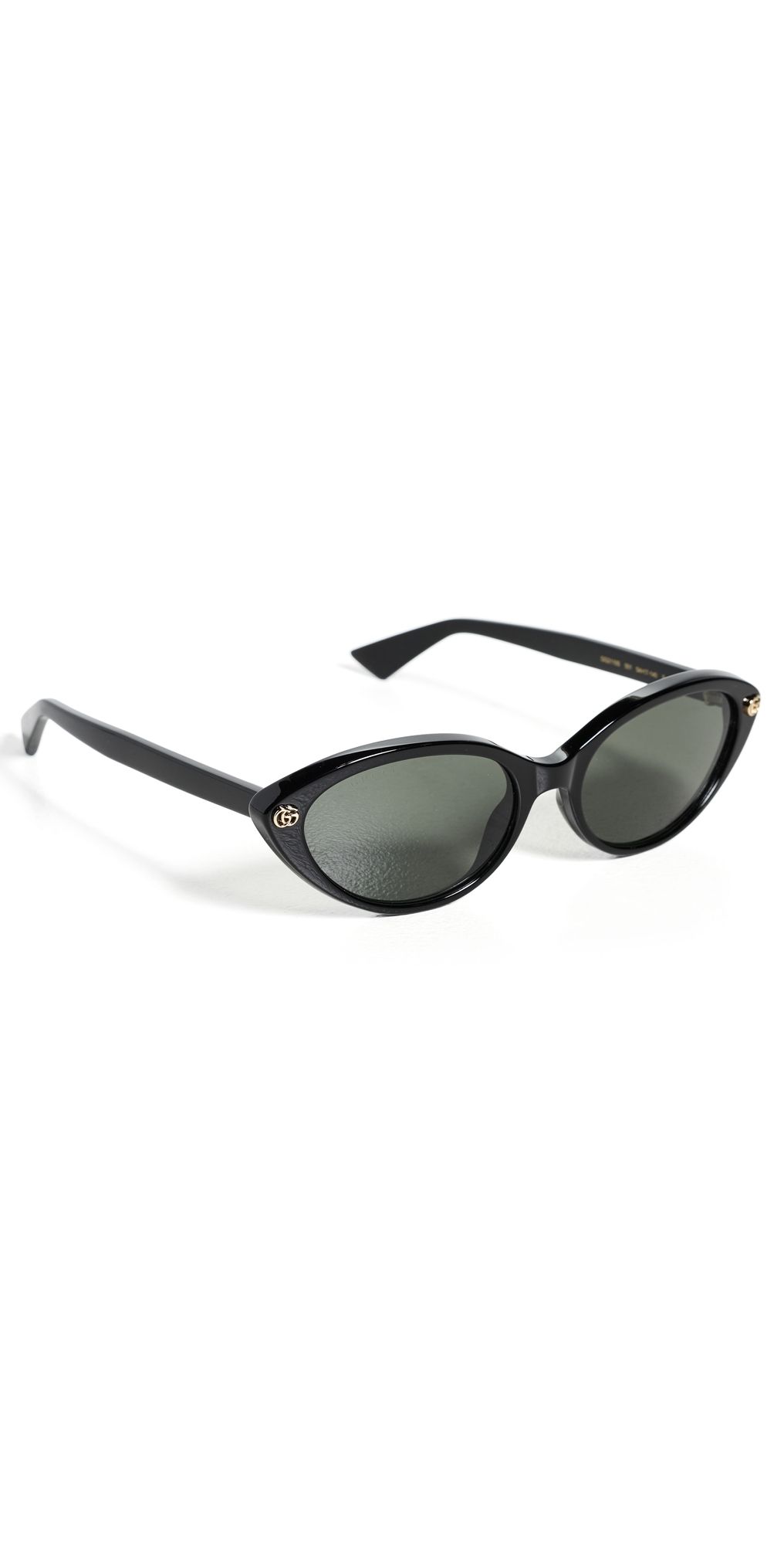Gucci Double G Sunglasses Black-Black-Grey One Size