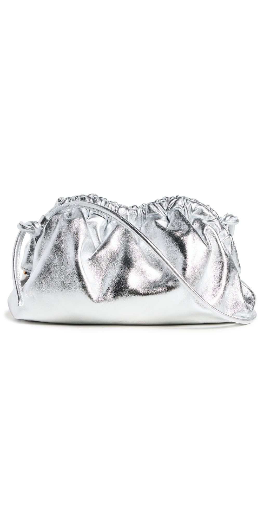 Mansur Gavriel Mini Cloud Clutch Silver One Size