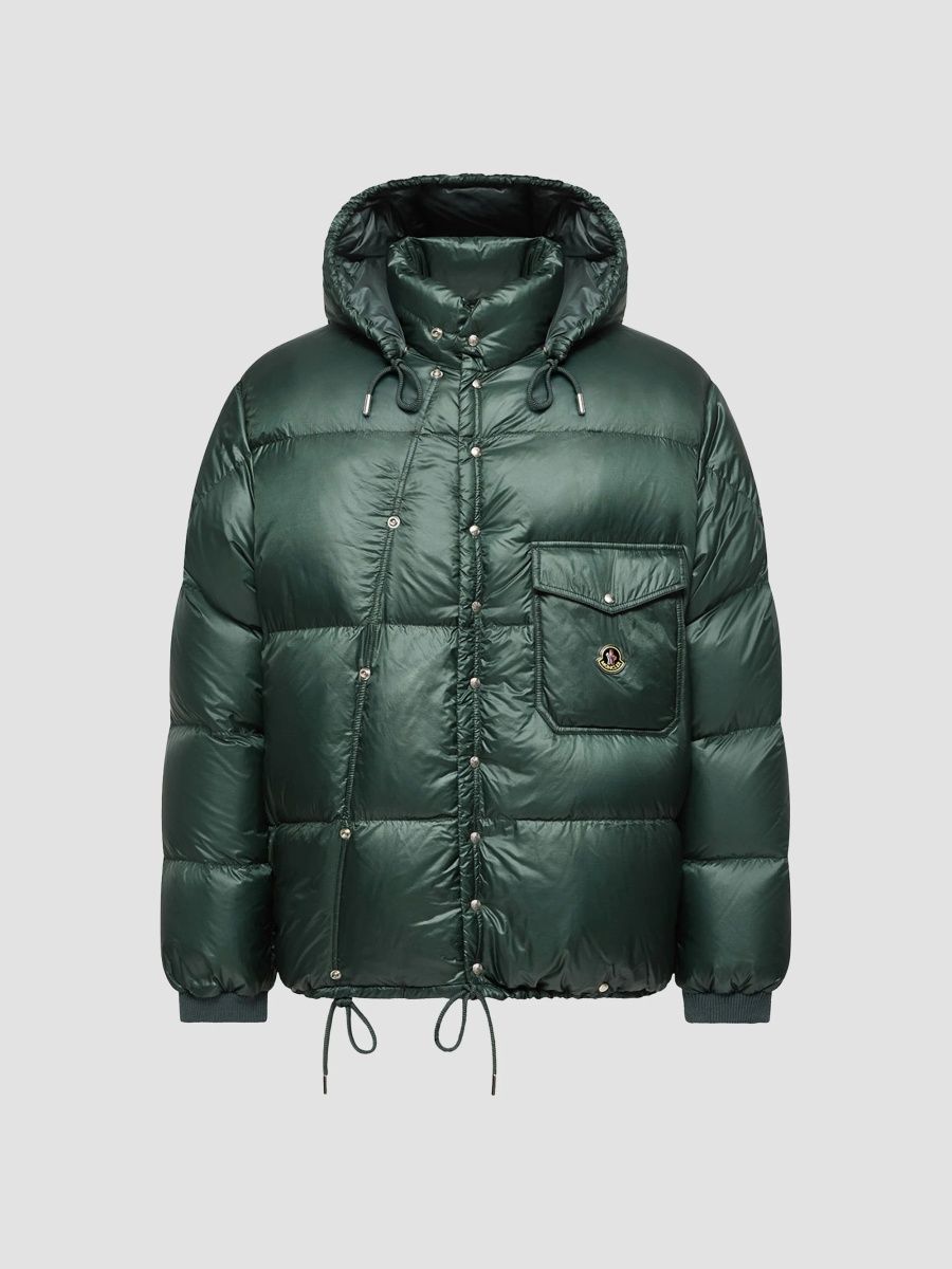 Moncler Men's Karakorum Puffer Jacket - Dark Green - Size XL