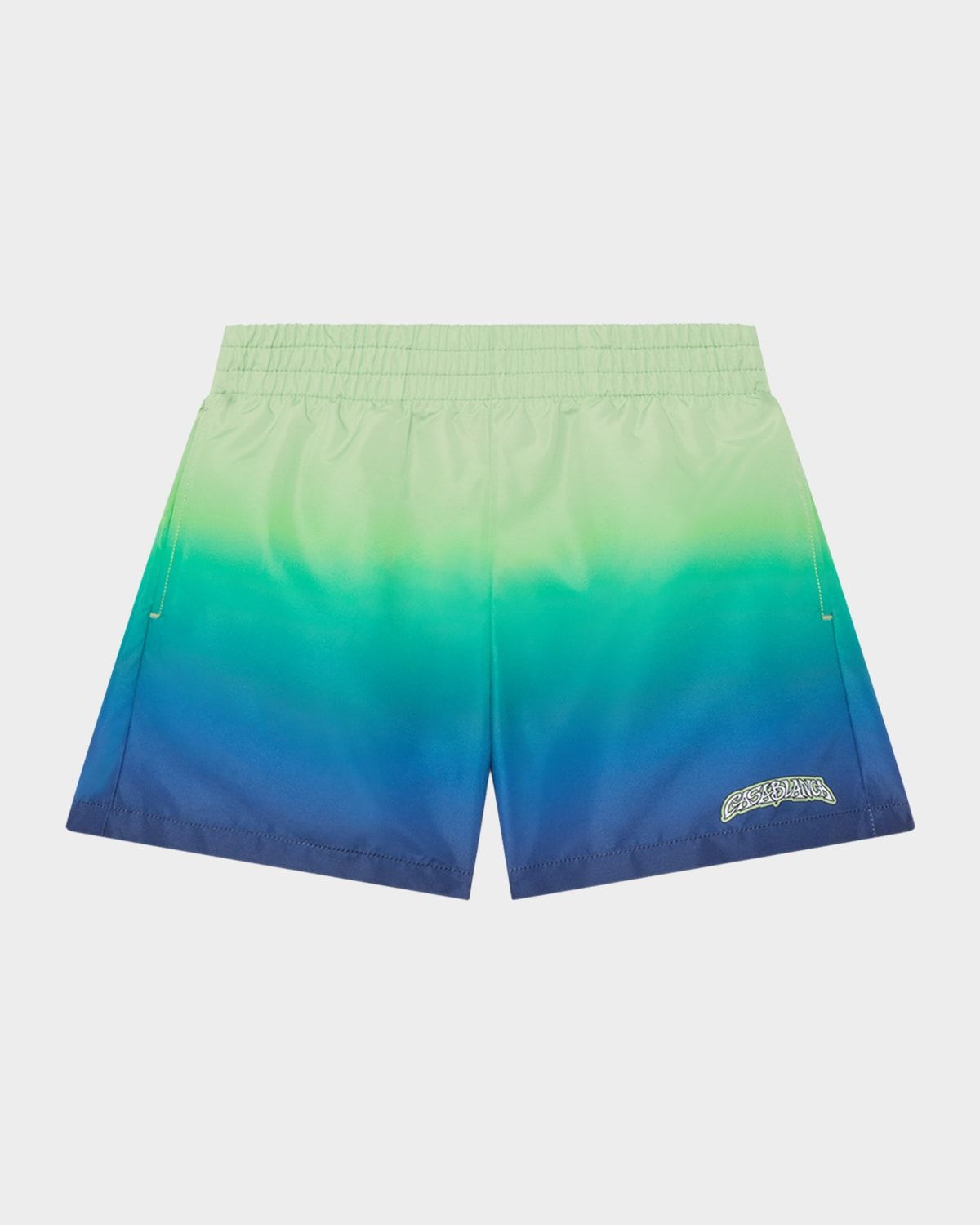 Boy & apos;s Gradient Print Swim Shorts, Size 3-14