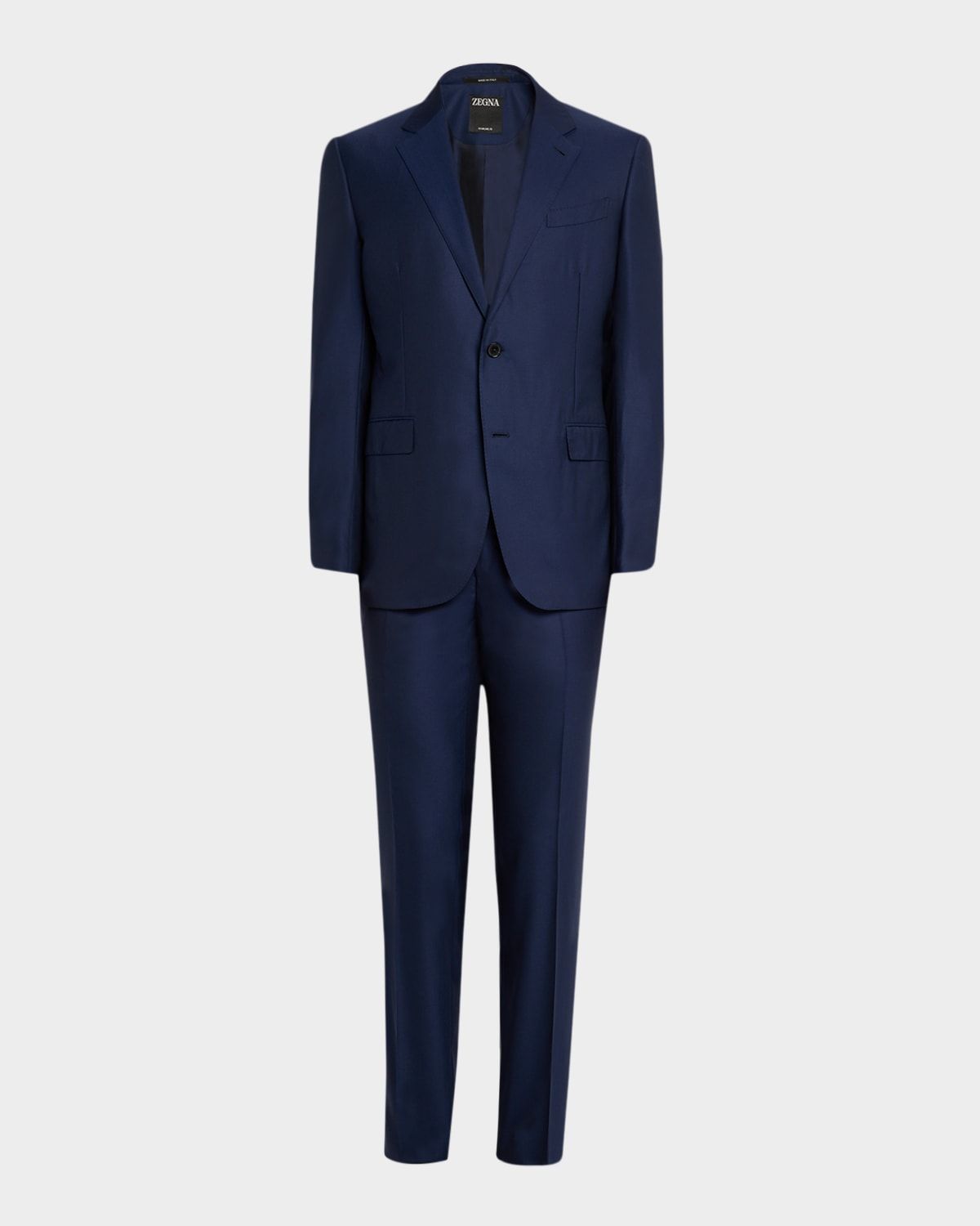 Men & apos;s Wool Textured Two-Piece Suit