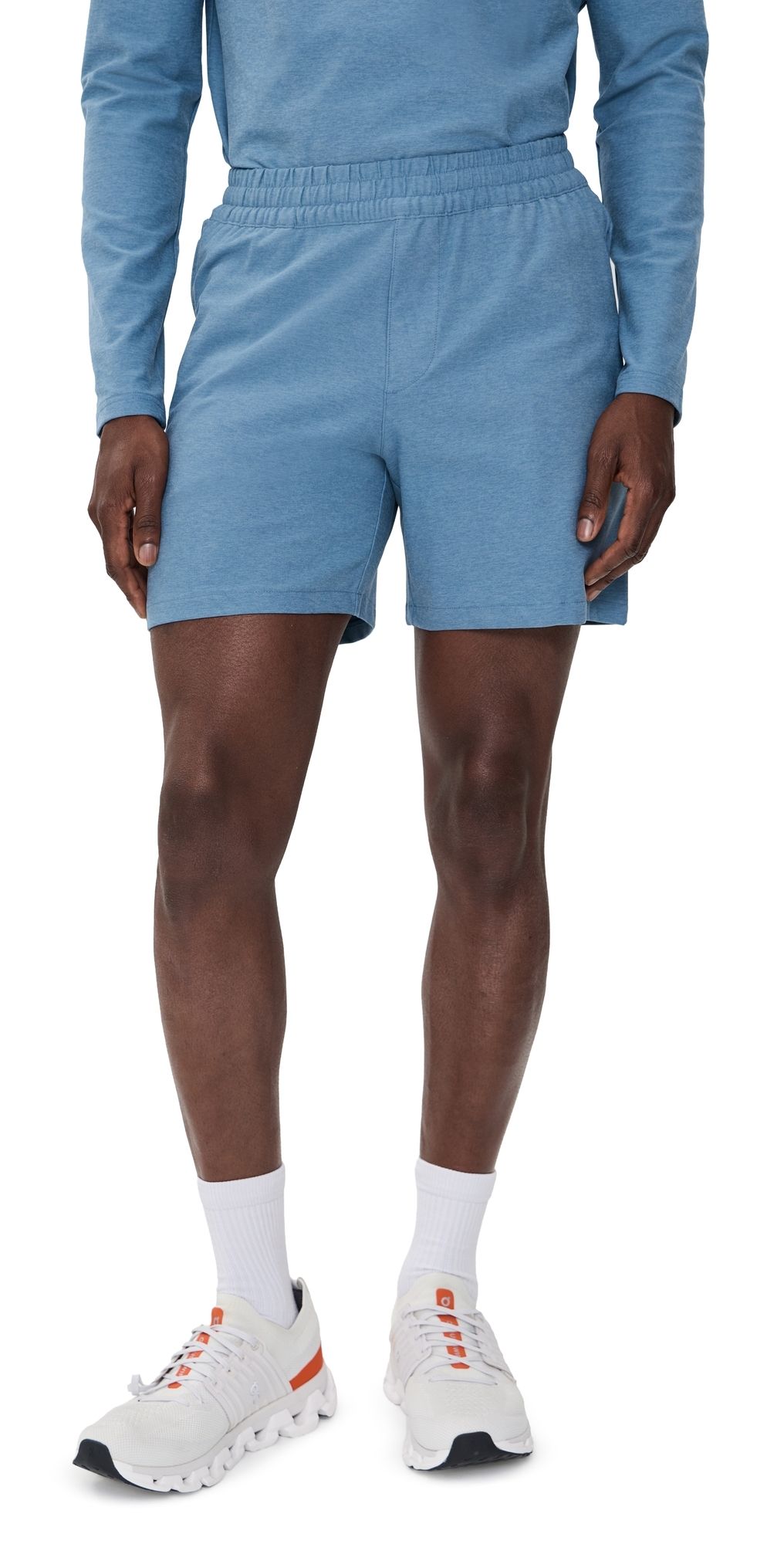 Beyond Yoga Spacedye Unlimited Shorts Harbor Blue Heather M