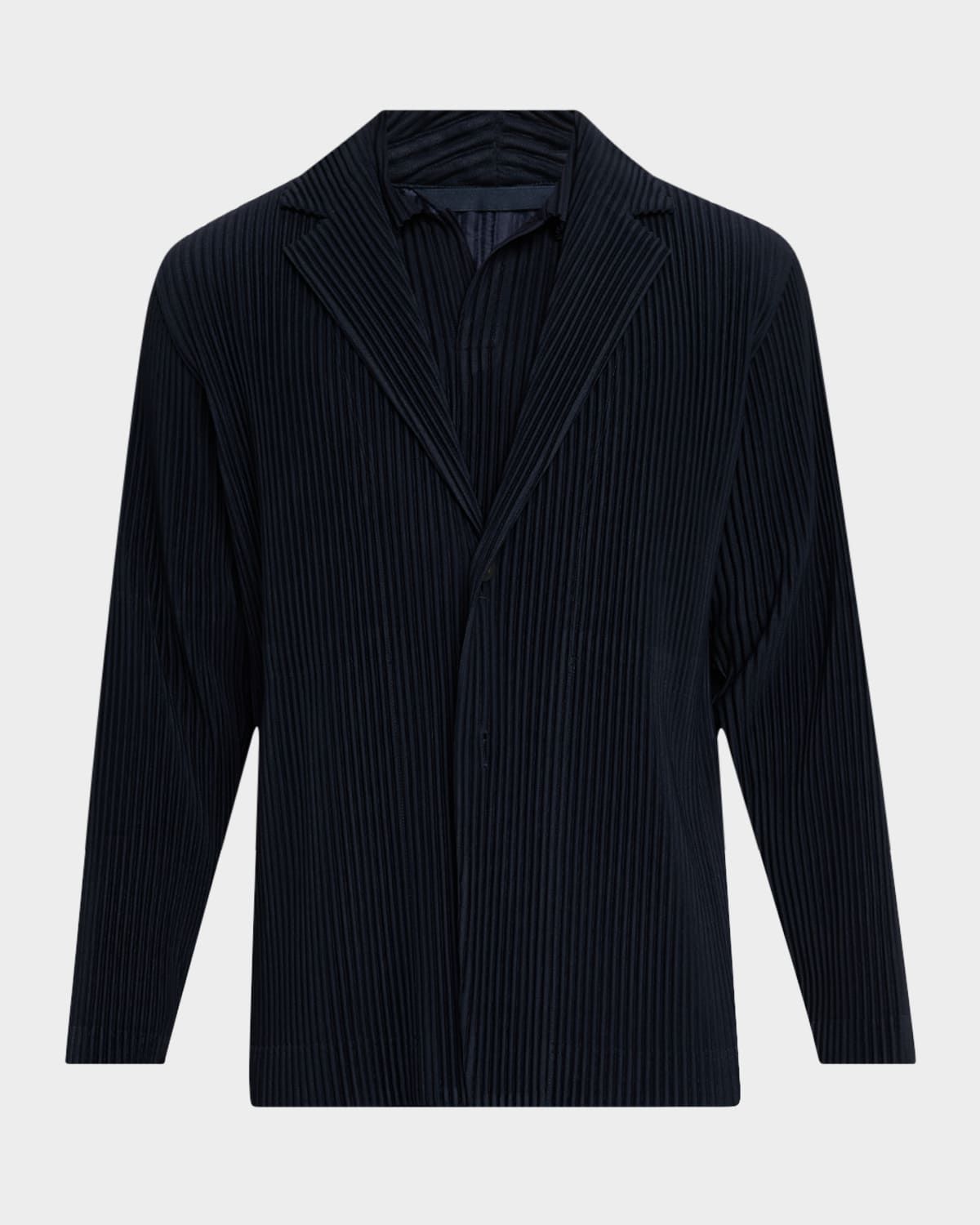 Men & apos;s Pleated Single-Breasted Sport Coat