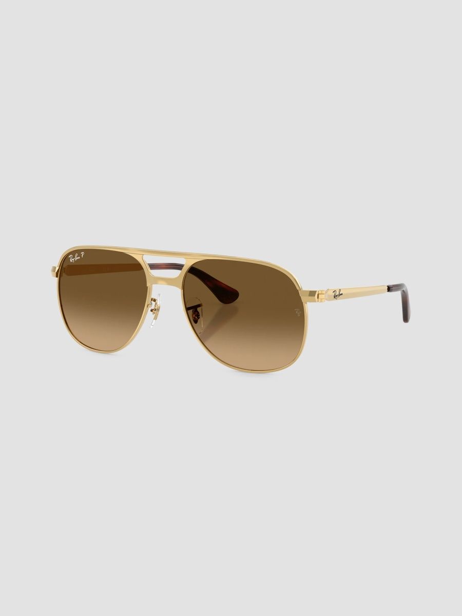 Ray-Ban Women's RB3793 Bill Max 56MM Aviator Sunglasses - Brown Gold