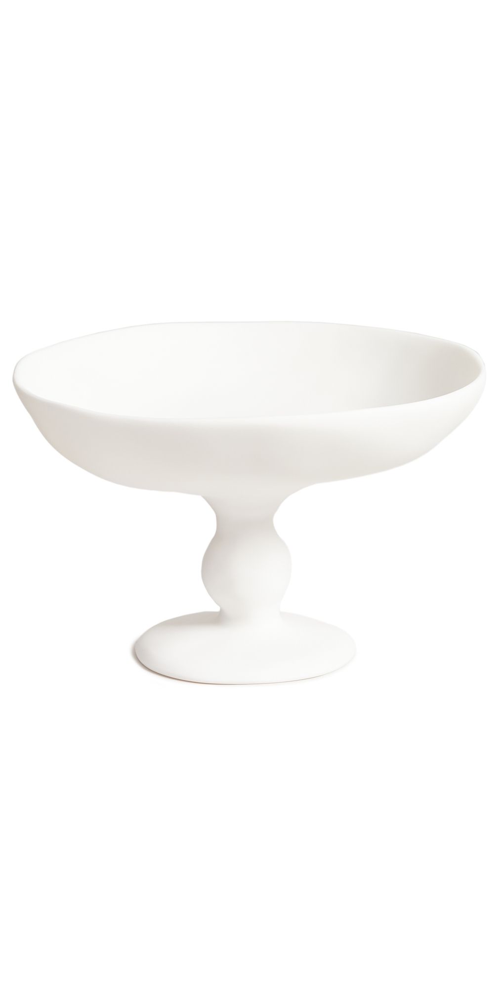 TF DESIGN Large Pedestal Bowl White One Size