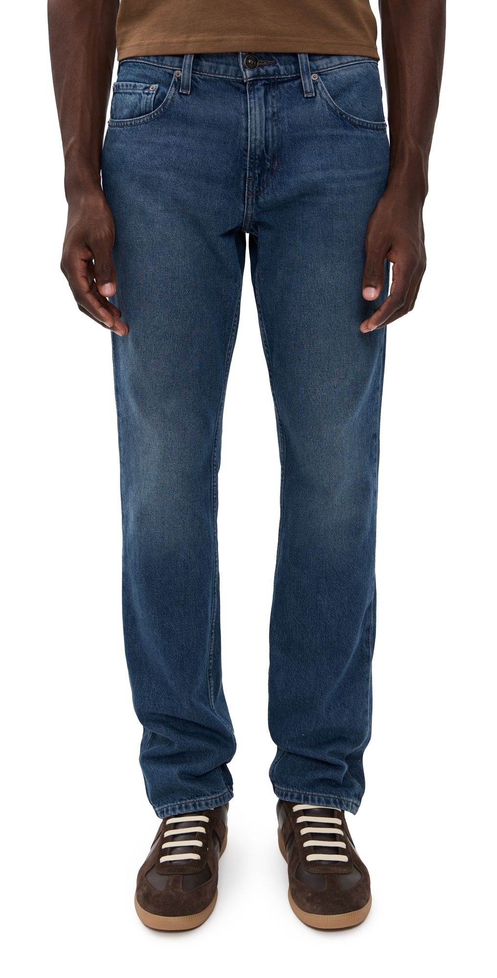 PAIGE Federal Rigid Slim Straight Jeans Simkin 32