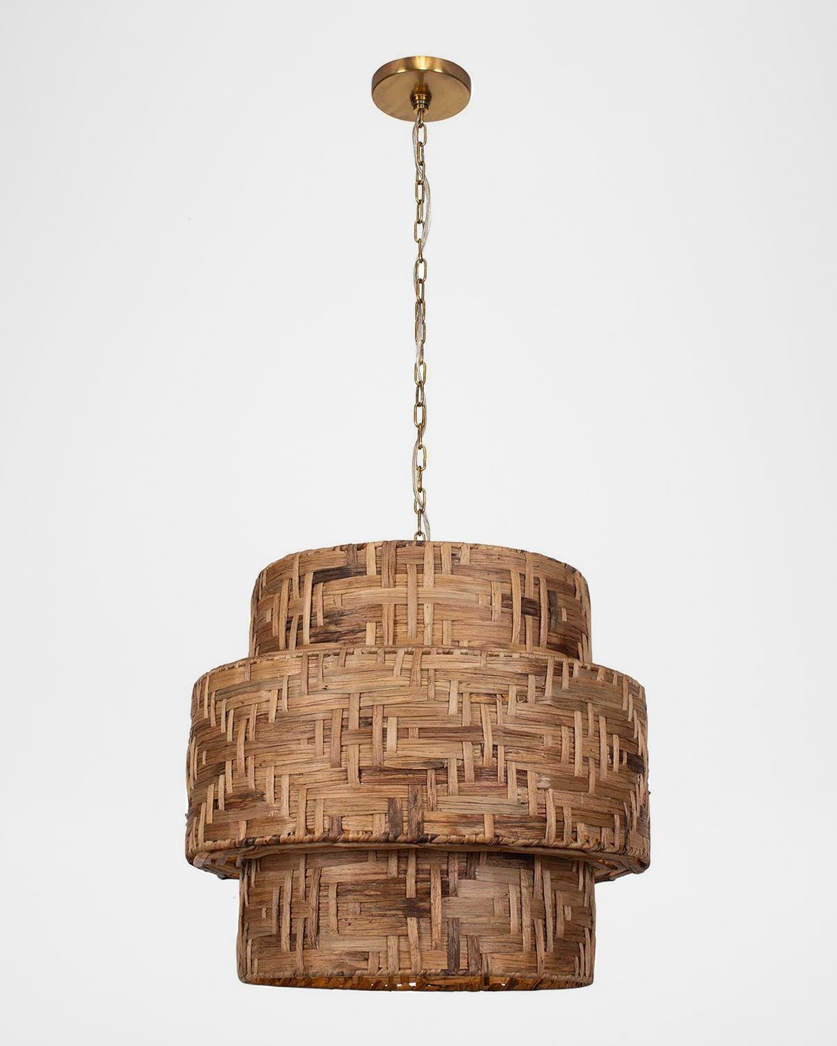 Water Hyacinth 24" 4-Light Pendant Chandelier