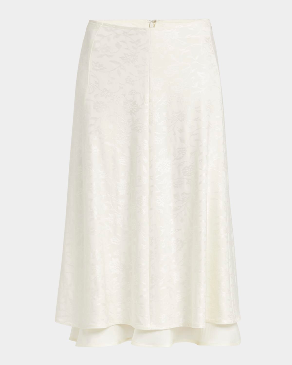 Double-Layered Silk Skirt