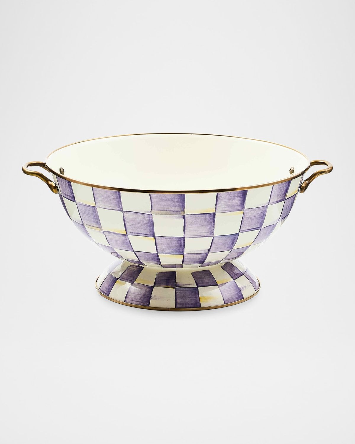 Violet Check Everything Bowl