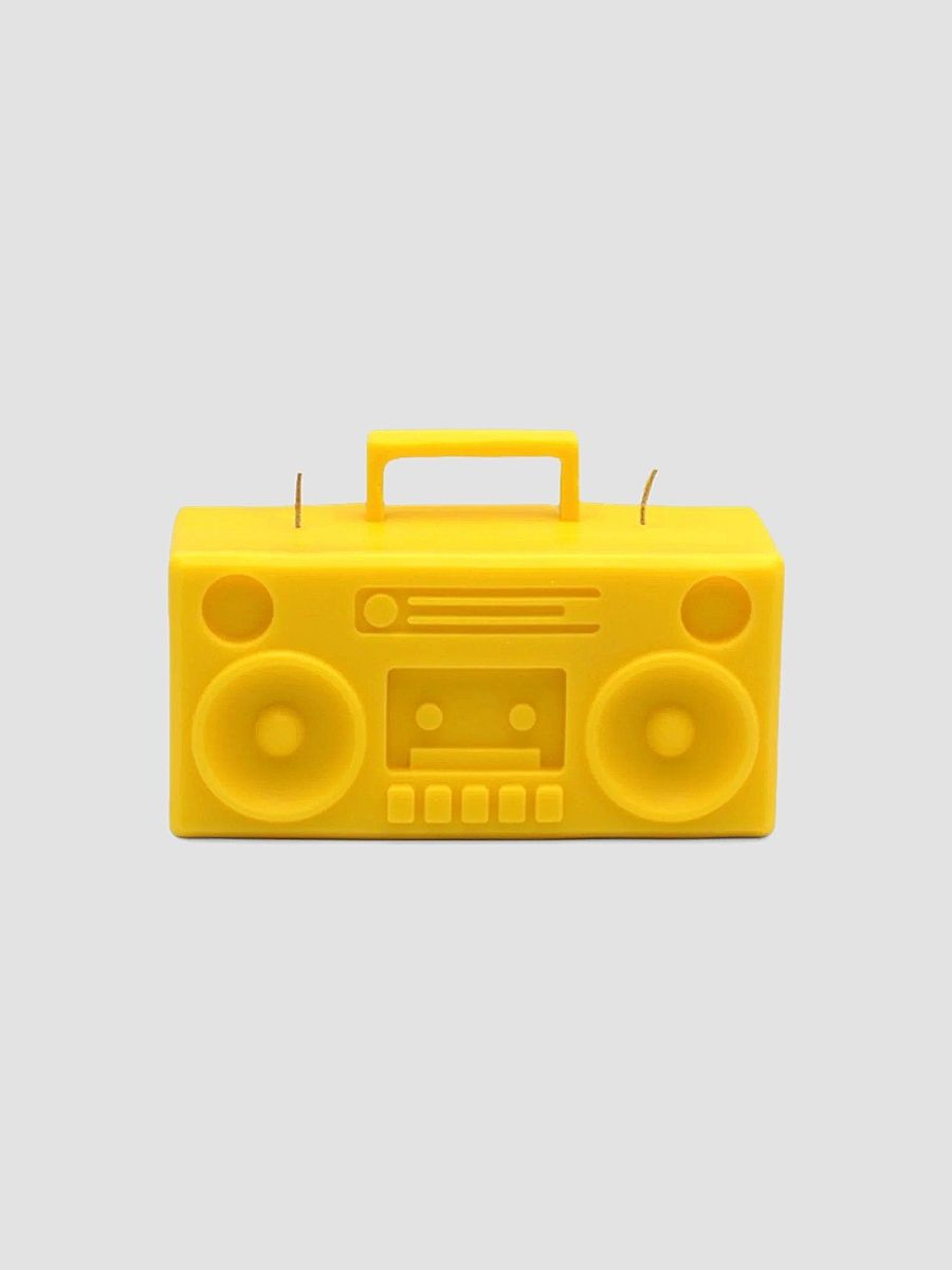 Boom Box Candle - Yellow