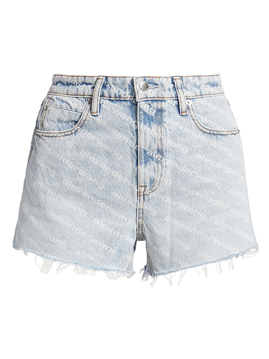 Women's Bite Logo Denim Shorts - Pebble Bleach - Size 27