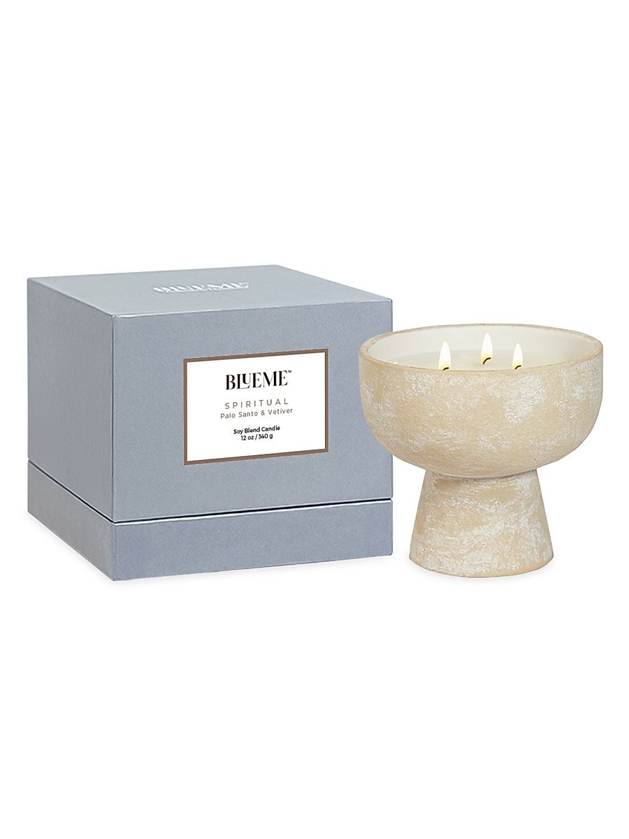 Spiritual Palo Santo & Vetiver Ceramic Candle - Size Large