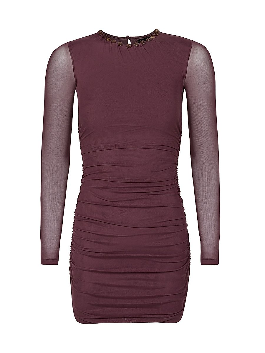 Women's Ridley Gathered Minidress - Purple - Size XL