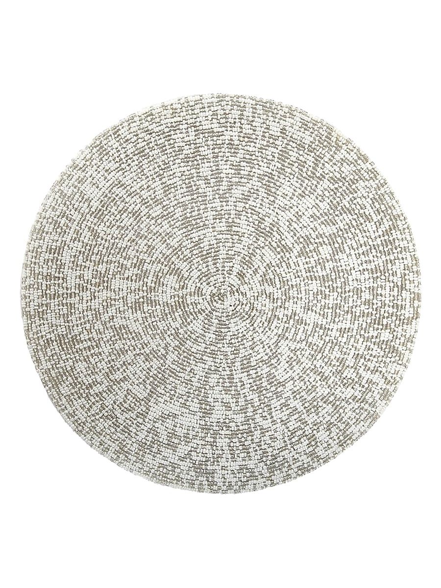Speckle Decorative Mat - White