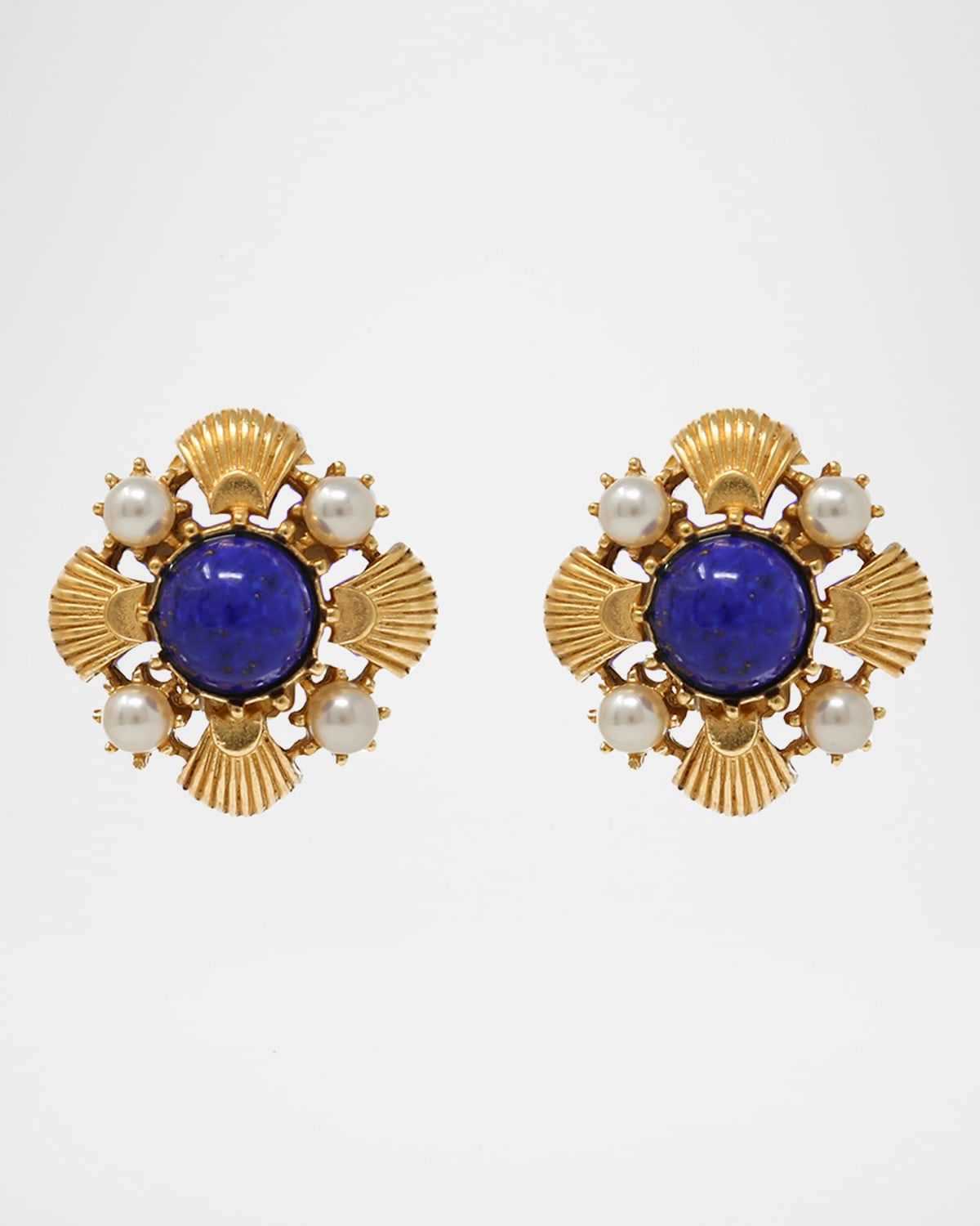 Stone Clip-On Earrings