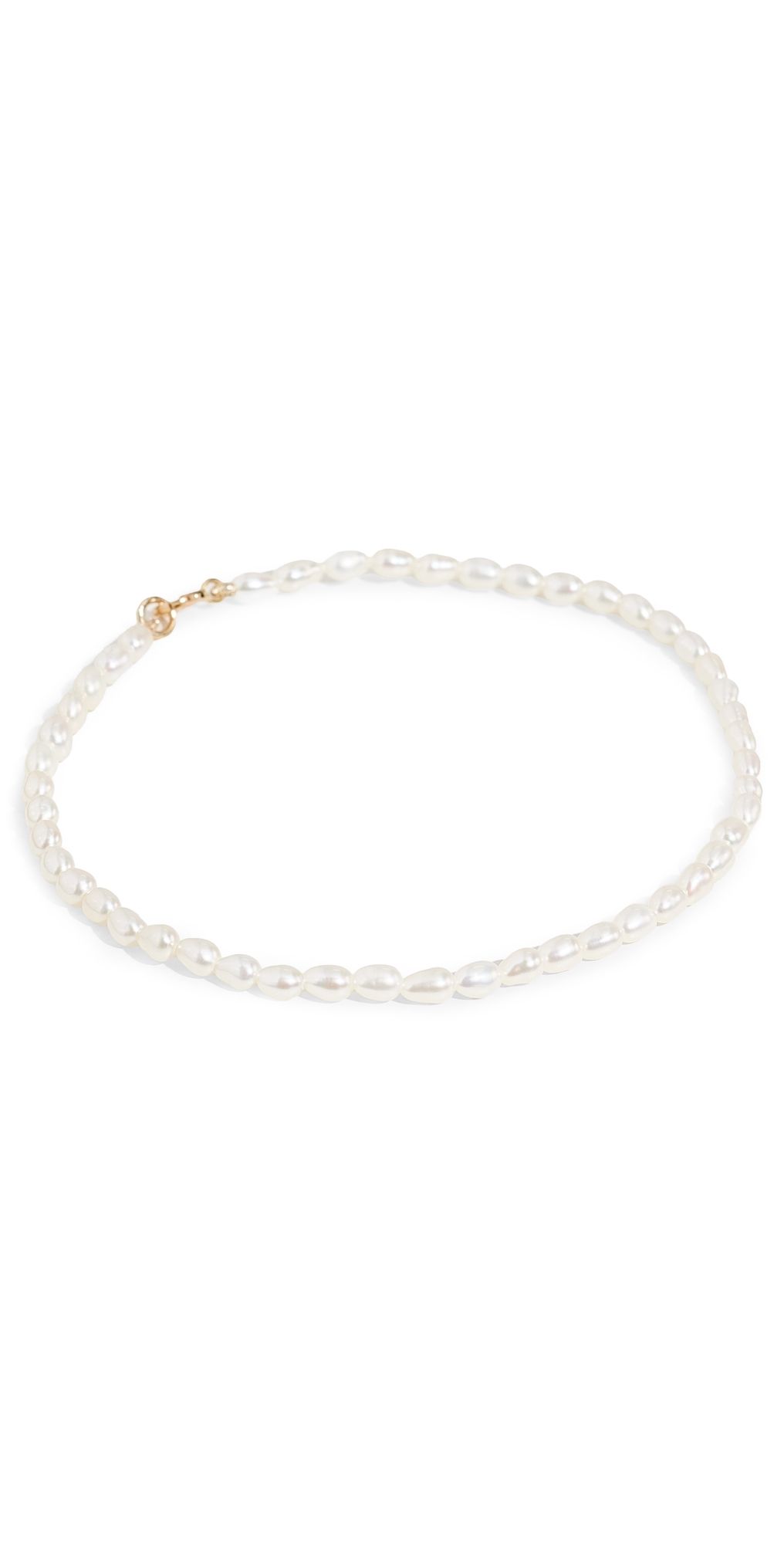 Ariel Gordon Jewelry Petite Pearl Beaded Bracelet Pearl/14k Gold One Size