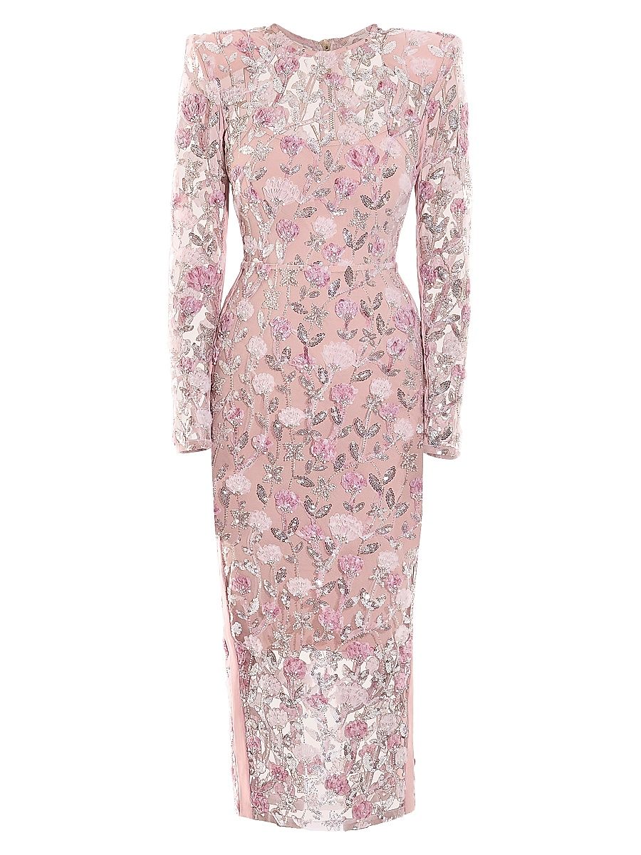 Women's The Death of Roses Cocktail Dress - Blush - Size 12