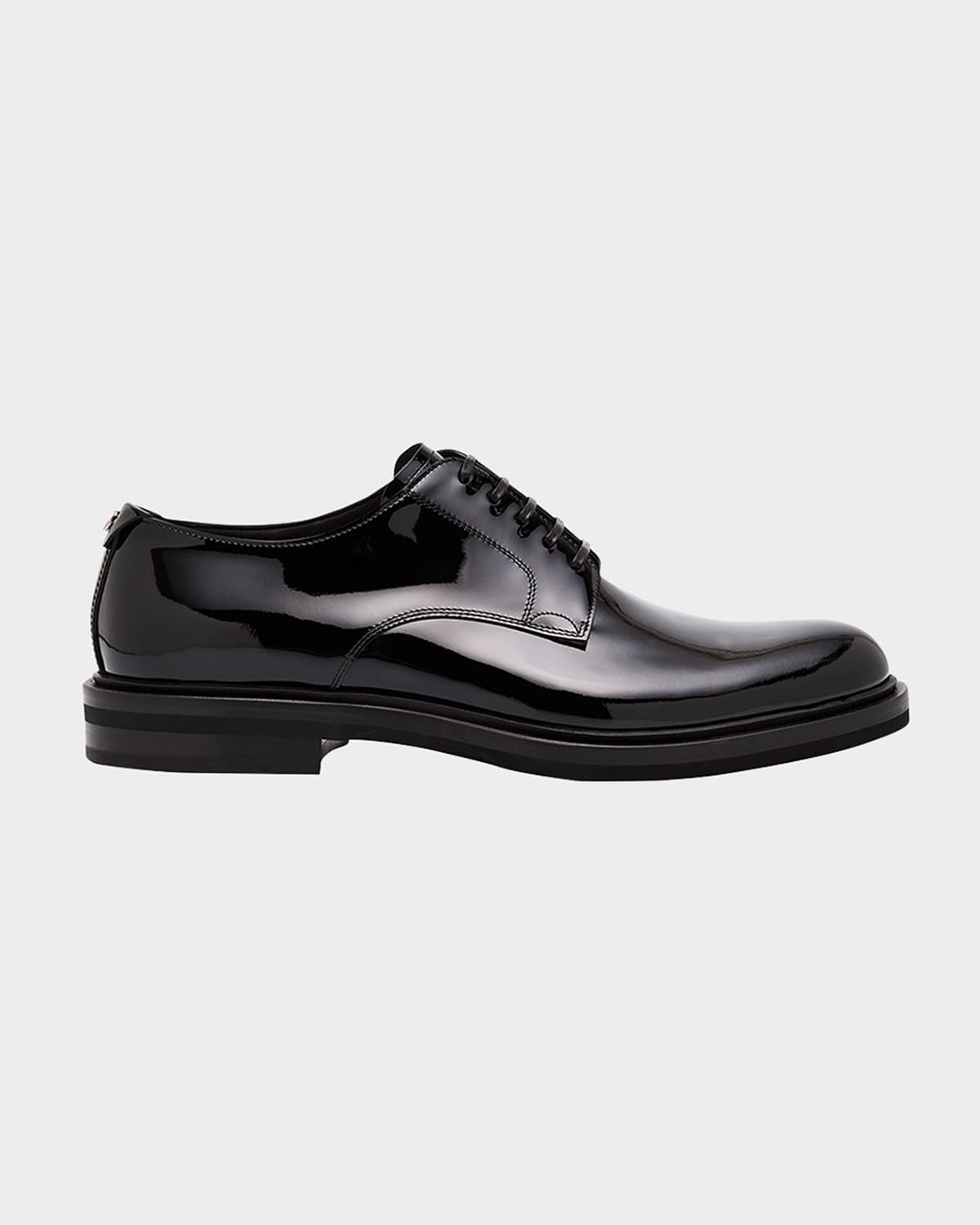 Men & apos;s Patent Leather Derby Shoes