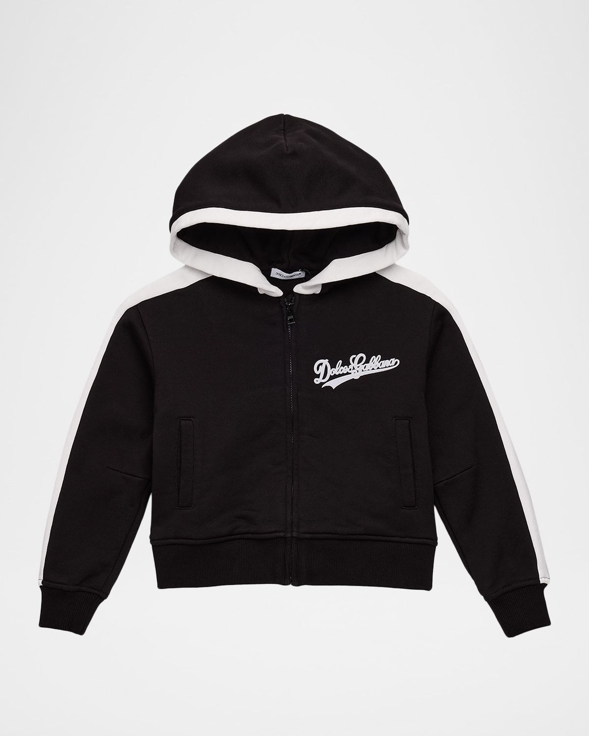 Girl & apos;s Logo-Print Cotton Hoodie, Size 4-6