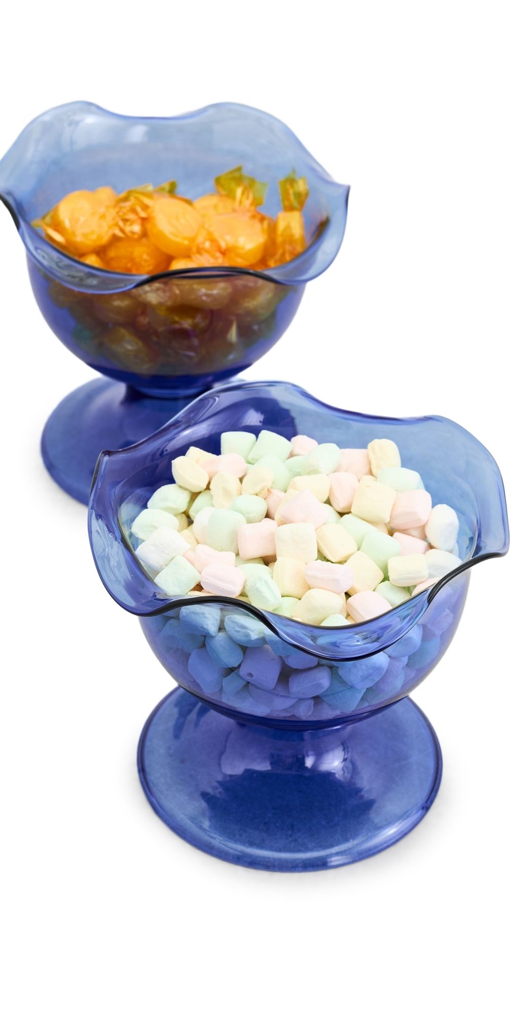 Tizo Design Glass Bowl Set Blue One Size